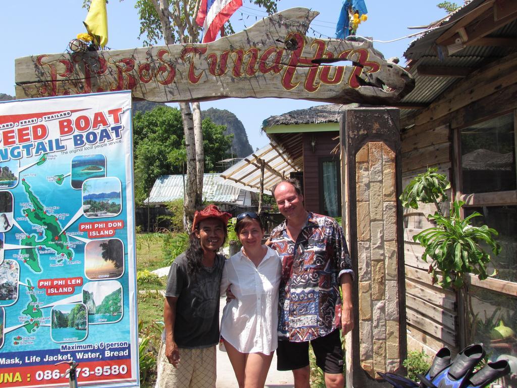 PP Red Tuna Hut Islas Phi Phi Exterior foto